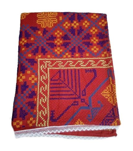 Hand Made Cotton Nakshi Katha – Magenta Color